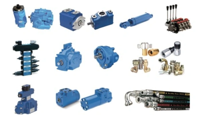 Hydraulic systems and components for construction machinery, trucks, and industrial applications.