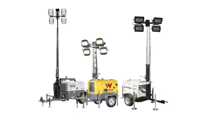 Tower lights for construction and outdoor events – High-performance lighting solutions for work sites and public spaces.