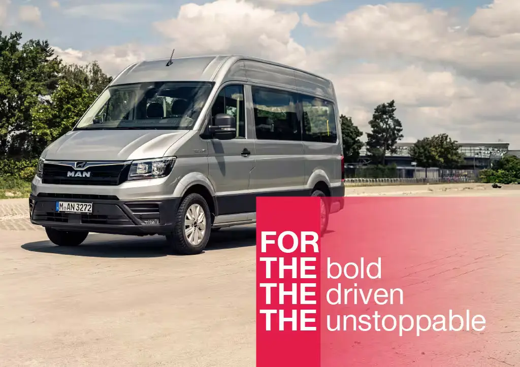 MAN TGE Next Level commercial van UAE robust design advanced safety and high payload